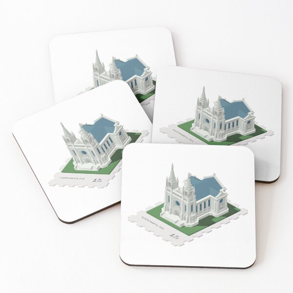 Item preview, //STAMPED: Sioux Falls Cathedral - South Dakota, USA designed and sold by CozyLair.