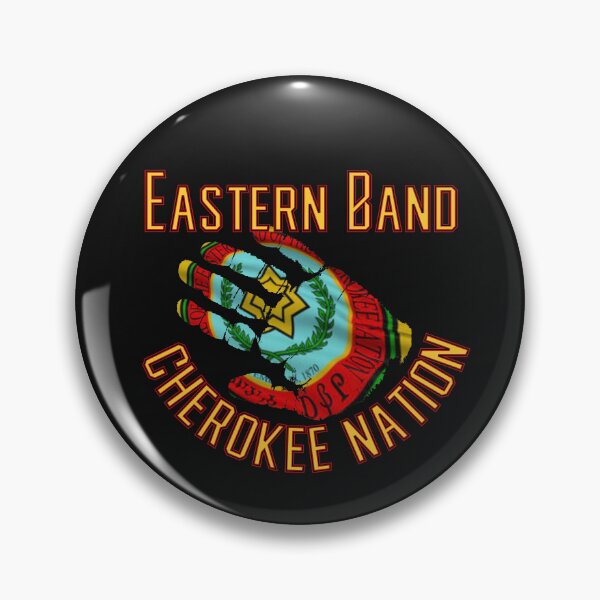 Item preview, Eastern Band Cherokee Nation Handprint Flag designed and sold by dmbdana.