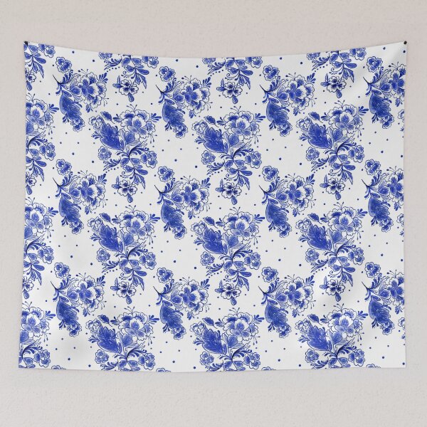 Item preview, Delft Blue Watercolor designed and sold by mikaylart.