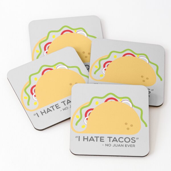 Item preview, Funny merch I hate tacos no juan ever tacos neon sign mexican street food merch designed and sold by T-Mex.