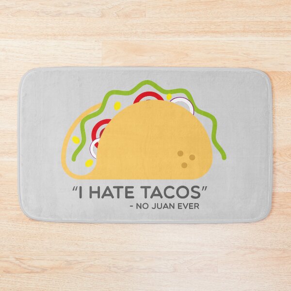 Item preview, Funny merch I hate tacos no juan ever tacos neon sign mexican street food merch designed and sold by T-Mex.
