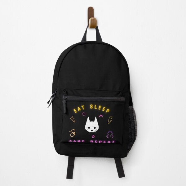 Item preview, Stray Cat Game Logo - Eat, Sleep, Game, Repeat designed and sold by Sperare-Store.