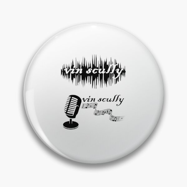 Item preview, vin scully microphone t shirt designed and sold by WOHAMMAD.