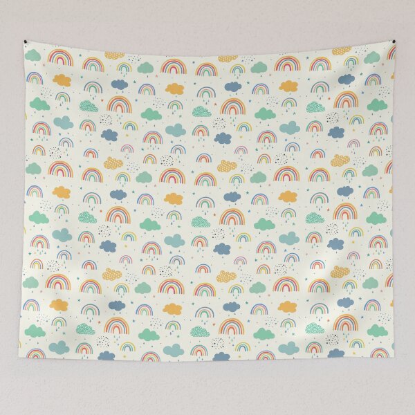 Item preview, Rainbows pattern designed and sold by onemoremask.
