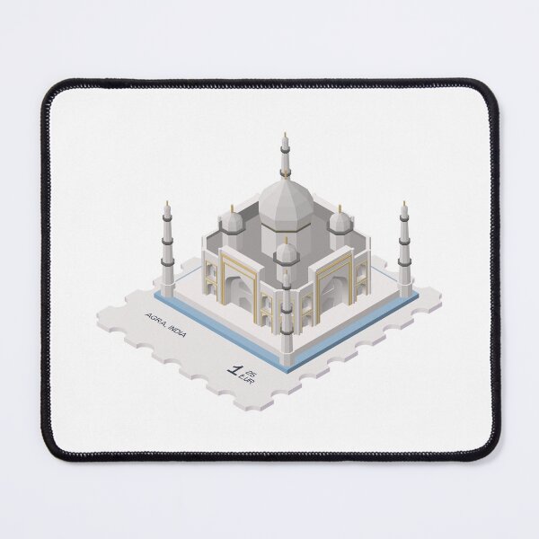 Item preview, //STAMPED: Taj Mahal - Agra, India designed and sold by CozyLair.
