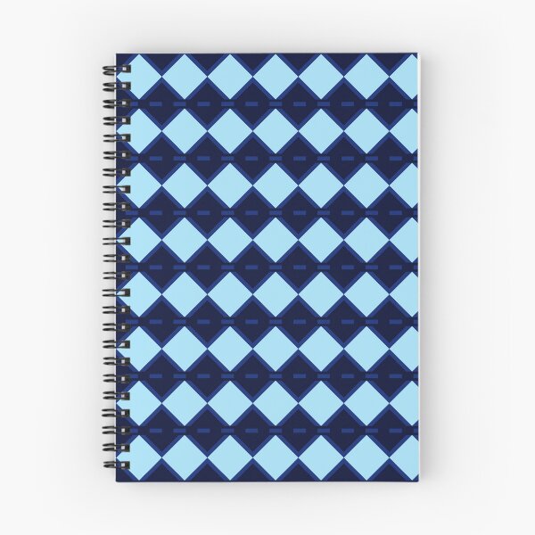 Item preview, Blue rhombus pattern designed and sold by MinEkkoArt.