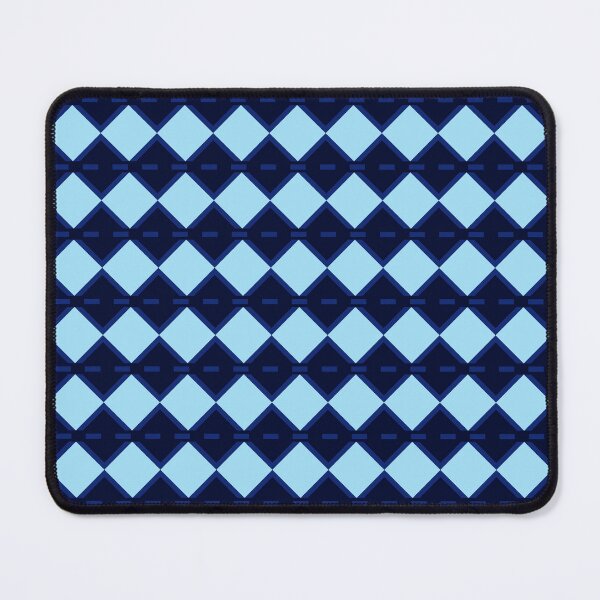 Item preview, Blue rhombus pattern designed and sold by MinEkkoArt.