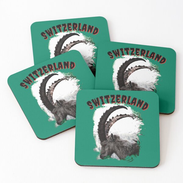 Item preview, Switzerland Alpine ibex Schweiz the Alps designed and sold by Swissstore.