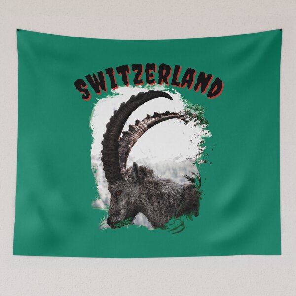 Item preview, Switzerland Alpine ibex Schweiz the Alps designed and sold by Swissstore.