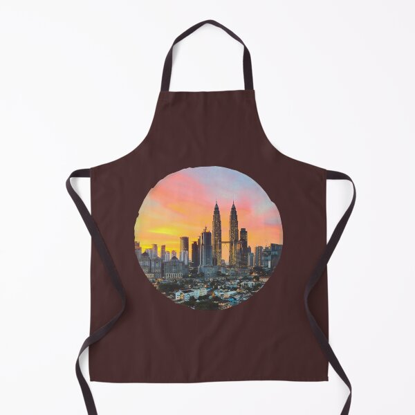Item preview, KLCC over a Malaysian sunset designed and sold by rostudios.
