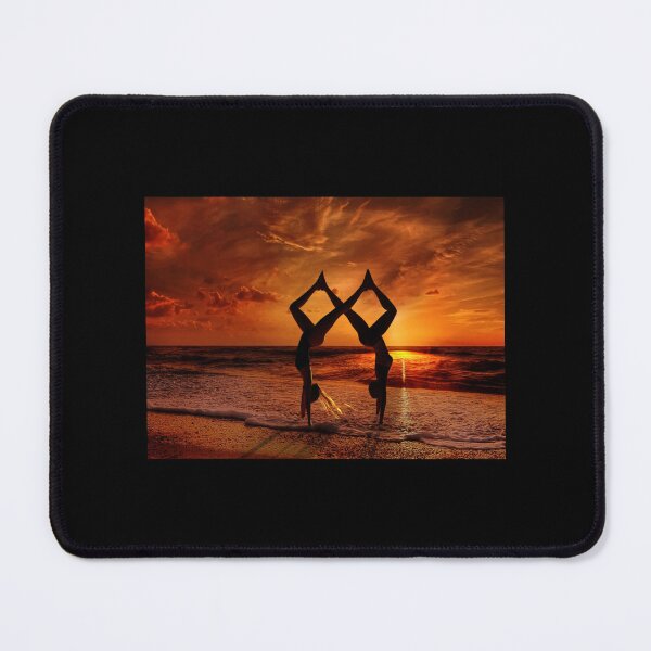 Item preview, Twin stunts on the beach at a beautiful sunset designed and sold by rostudios.