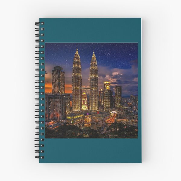 Item preview, Kuala Lumpur Petronas Twin Towers Chiffon Top designed and sold by rostudios.