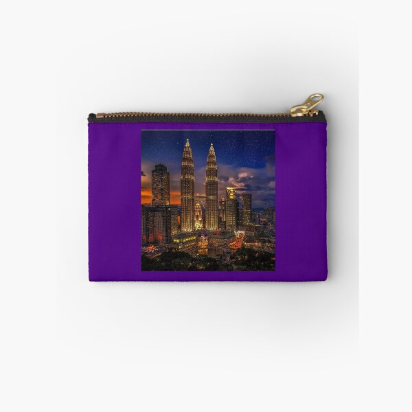 Item preview, Kuala Lumpur Petronas Twin Towers Chiffon Top designed and sold by rostudios.