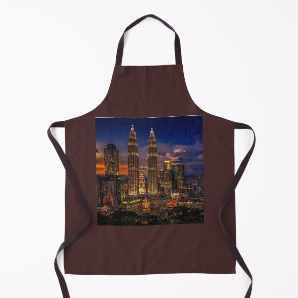 Item preview, Kuala Lumpur Petronas Twin Towers Chiffon Top designed and sold by rostudios.