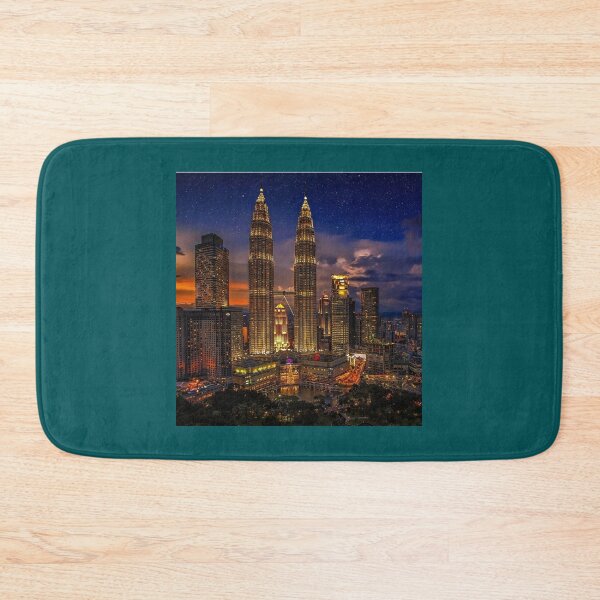 Item preview, Kuala Lumpur Petronas Twin Towers Chiffon Top designed and sold by rostudios.