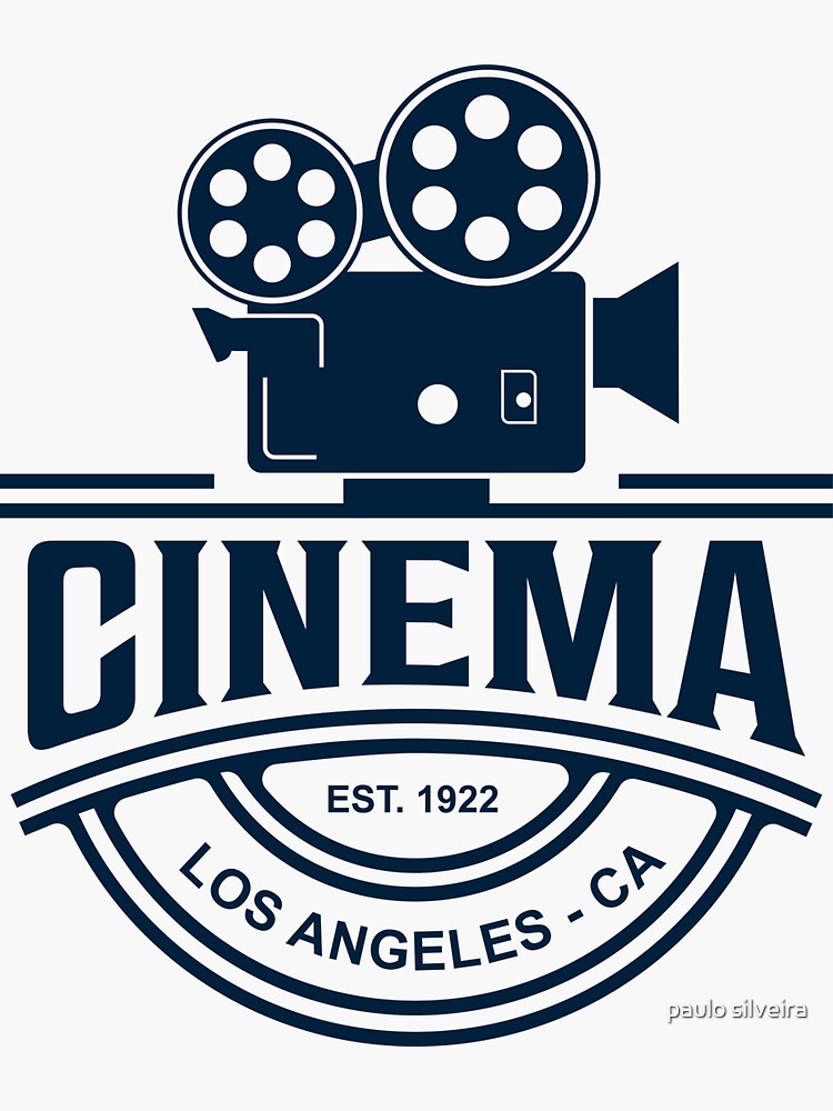 "Los Angeles Cinema. Movie fans gift." Sticker for Sale by hypnotzd
