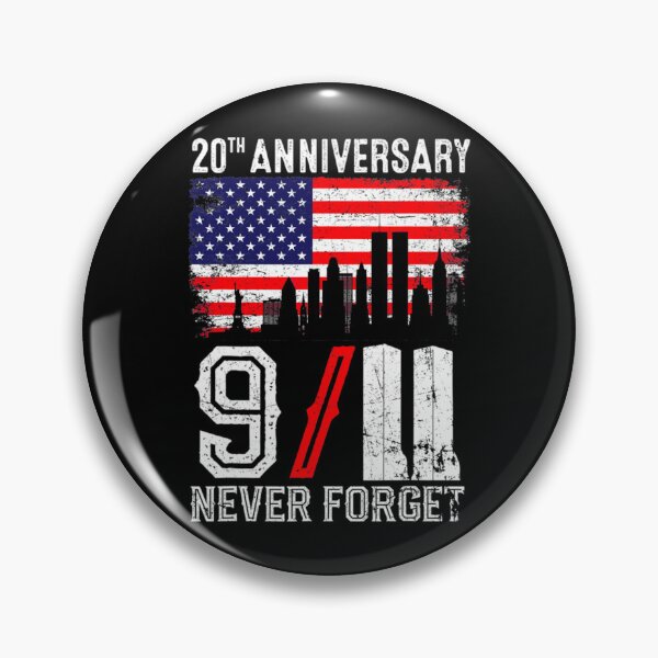 Item preview, Never Forget 911 20th Anniversary Patriot Day 2021   designed and sold by rostudios.