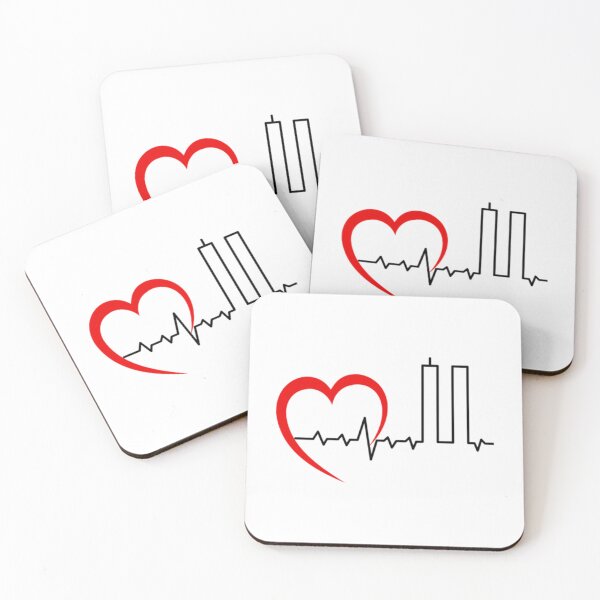 Item preview, Never Forget!!  Heartbeat NYC Twin Towers!!   designed and sold by rostudios.