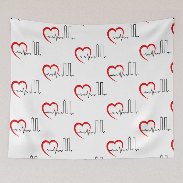 Item preview, Never Forget!!  Heartbeat NYC Twin Towers!!   designed and sold by rostudios.