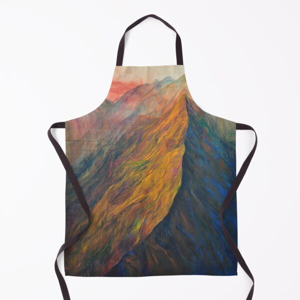 Item preview, Abstract style art mountain painting - colorful design - decoration and gift for mummy designed and sold by THASSON.