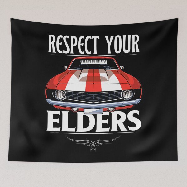 Item preview, Funny Car Guy Classic Muscle Car Respect Your Elders designed and sold by greatblackboard.