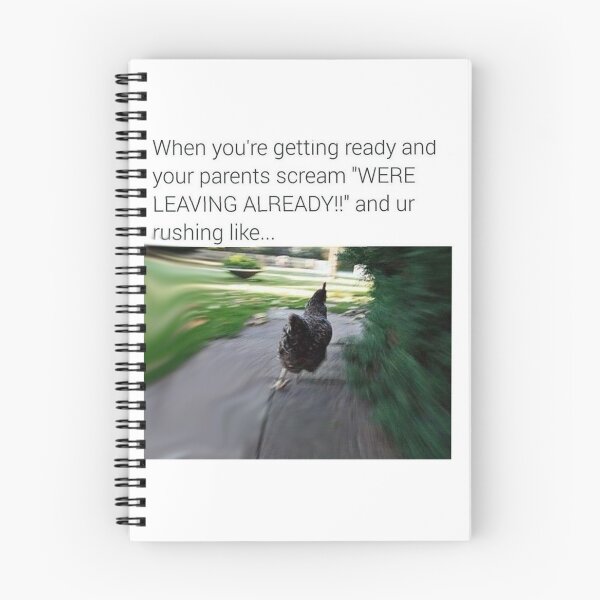 Item preview, running chicken memes designed and sold by gregorygracia.
