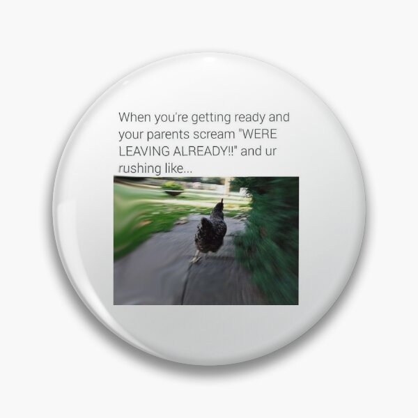Item preview, running chicken memes designed and sold by gregorygracia.