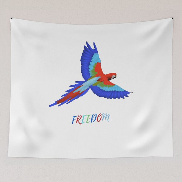 Item preview, New Fashion Colorful Parrot Freedom Design designed and sold by Thonja.