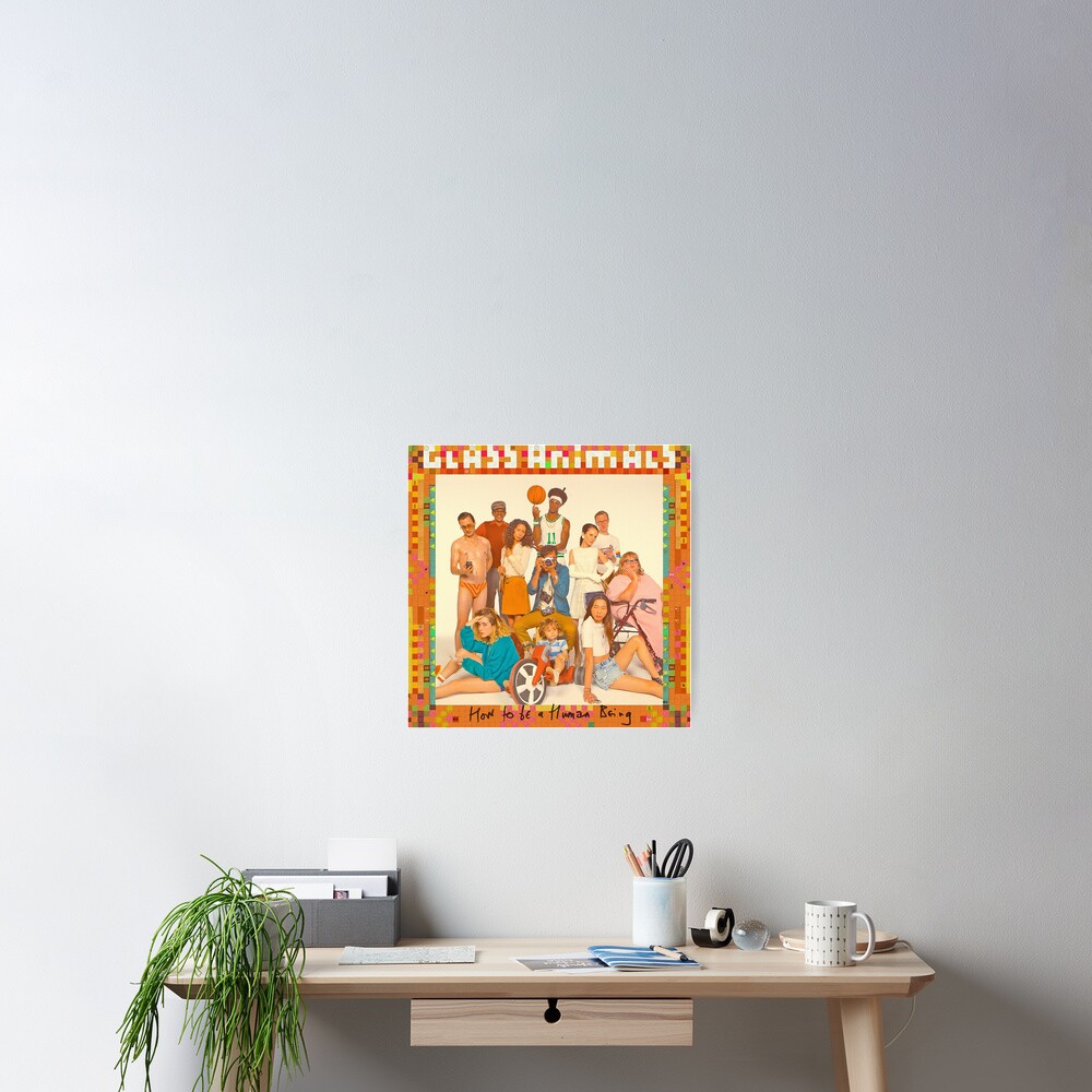 "Glass Animals - album cover" Poster for Sale by darkbIue | Redbubble