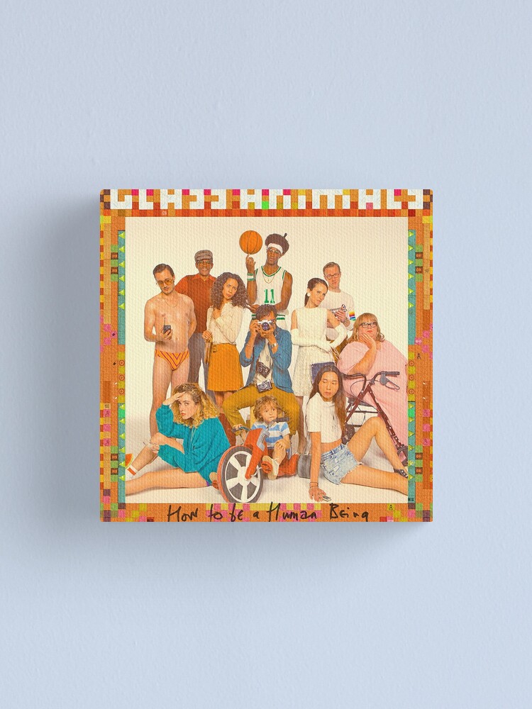 "Glass Animals - album cover" Canvas Print for Sale by darkbIue | Redbubble