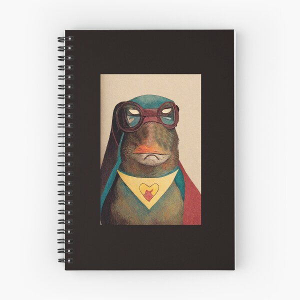 Item preview, Doctor Platypus Superhero Sadness (Straight On)  designed and sold by №1  Doctor Platypus Historian.