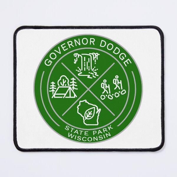 Item preview, Governor Dodge State Park Heraldic Logo designed and sold by VanyaKar.