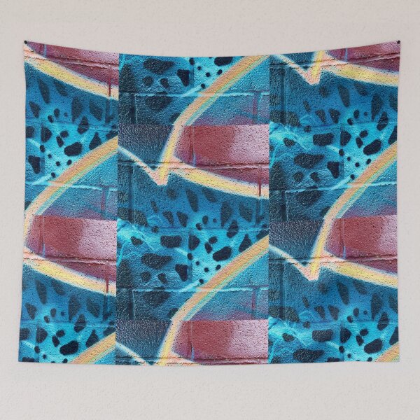 Item preview, Street art colorful street art  spray urban textures wall, designed and sold by Tropical Blood.