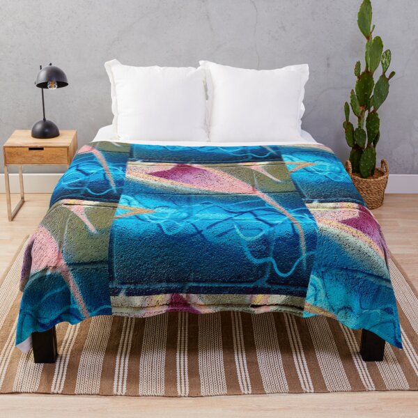Item preview, Painting street art urban graffiti blue and pink  designed and sold by Tropical Blood.
