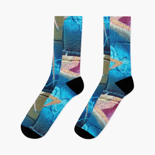 Item preview, Painting street art urban graffiti blue and pink  designed and sold by Tropical Blood.