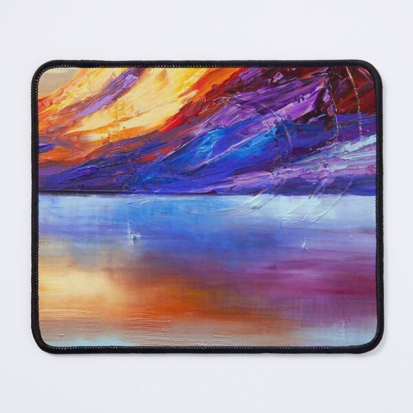 Item preview, Abstract style art mountain in sunset light painting - colorful design - decoration and gift for mummy designed and sold by THASSON.