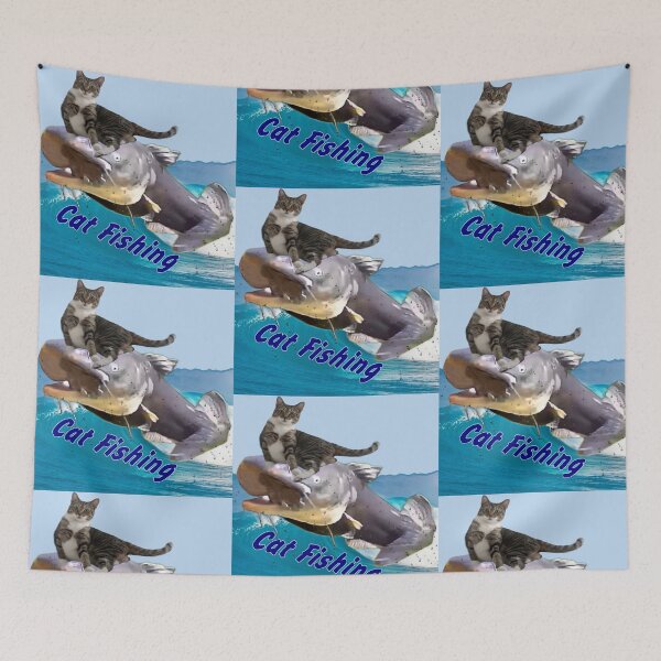 Item preview, Cat Fishing designed and sold by kristalcurt.