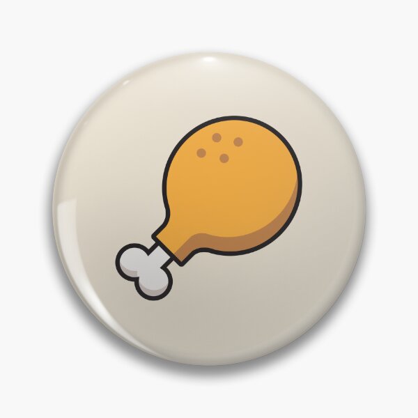 Item preview, Chicken Drumstick Icon designed and sold by ennbe.