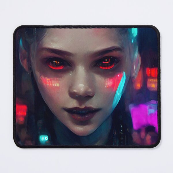 Item preview, The Cyberpunk Girl designed and sold by FantasyAI.