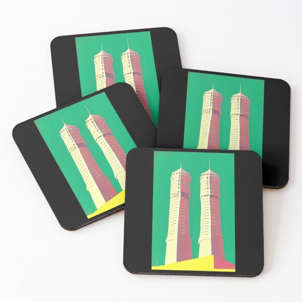 Item preview, twin towers - Art Made By AI   designed and sold by ColdDinnerClub.