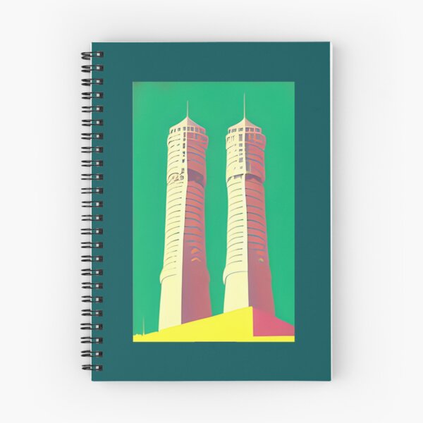 Item preview, twin towers - Art Made By AI   designed and sold by ColdDinnerClub.