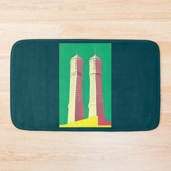 Item preview, twin towers - Art Made By AI   designed and sold by ColdDinnerClub.