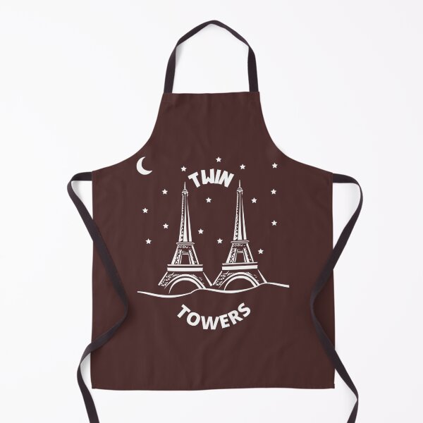 Item preview, Twin Towers - Eiffel Towers At Night designed and sold by ColdDinnerClub.