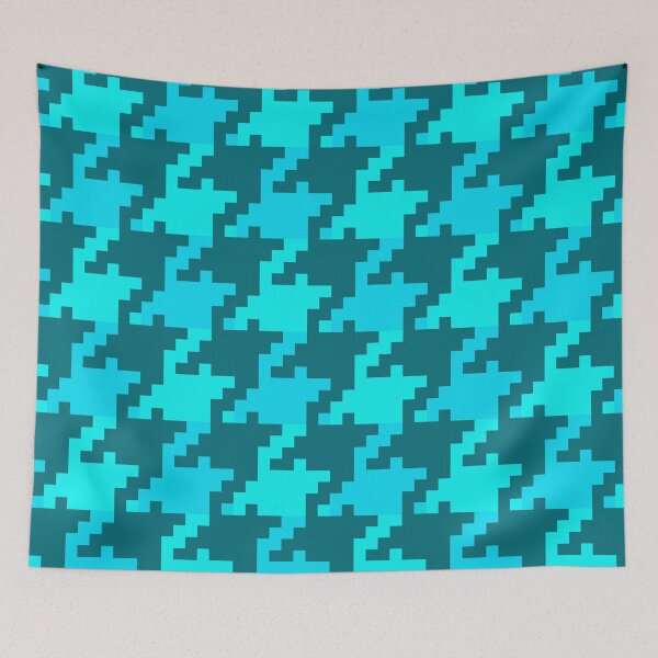 Item preview, Houndstooth Pattern Blue  designed and sold by Hic21.