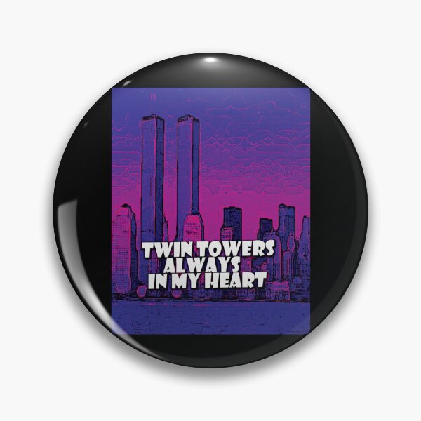 Item preview, twin towers,  Graphic  designed and sold by ColdDinnerClub.