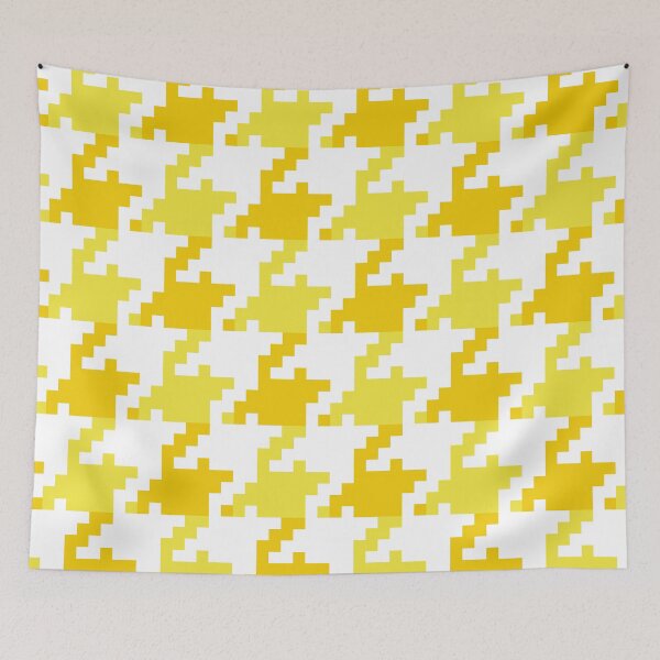 Item preview, Houndstooth Pattern Yellow  designed and sold by Hic21.