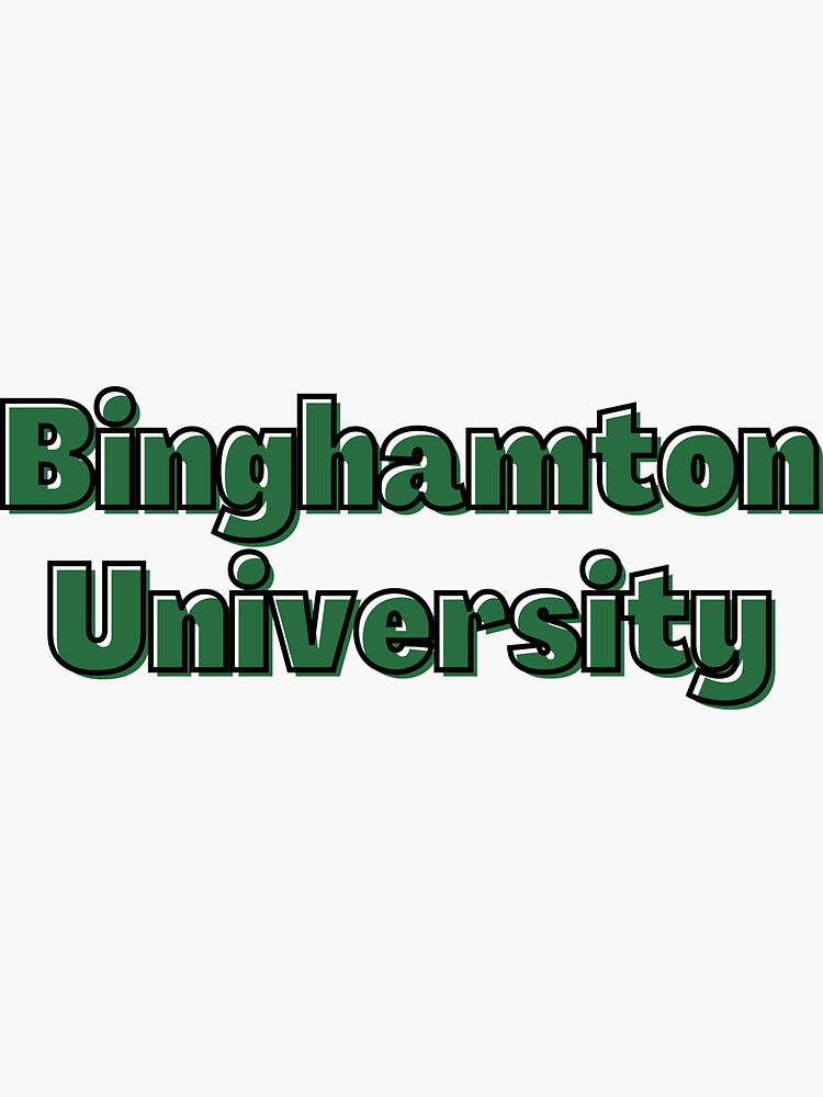 "Binghamton University" Sticker for Sale by Redbubble