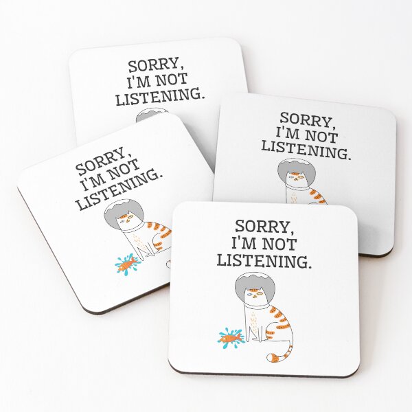 Item preview, Sorry, I'm not listening. designed and sold by Rubi16.