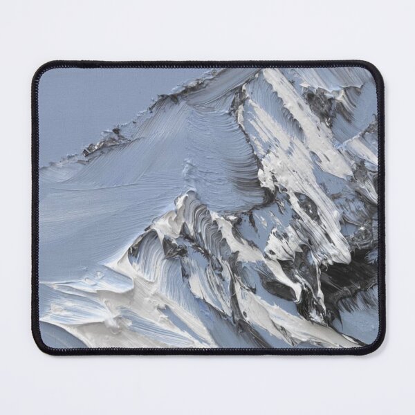 Item preview, Abstract style art of white mountain painting - colorful design - decoration and gift for mummy designed and sold by THASSON.