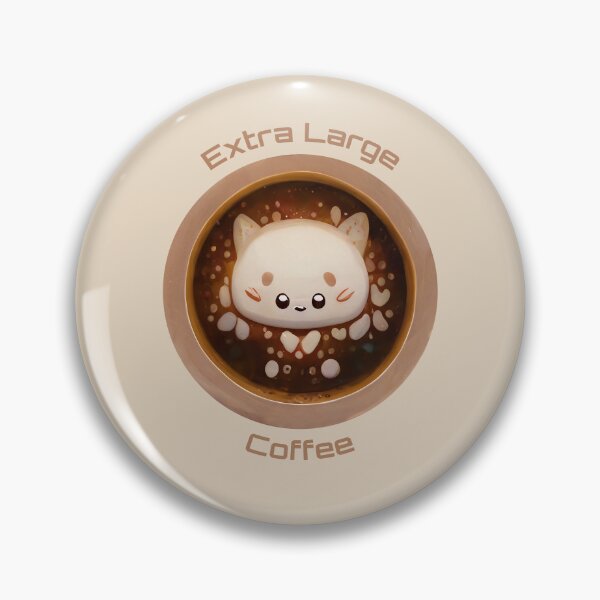 Item preview, Extra Large Coffee Cute Kawaii designed and sold by MattsMultiverse.